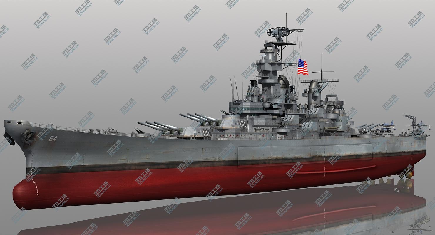 images/goods_img/2021040162/3D model Battleship USS Wisconsin BB-64 WWII 1942-1945/3.jpg
